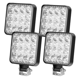 LED Off-Road Auxiliary Headlight, 48W LED Work Light, 12V 24V Waterproof LED Spotlight, Additional Headlight for Trucks, ATV, SUV, Excavator, UTV, IP67 Waterproof, Off-Road Lighting for Vehicles