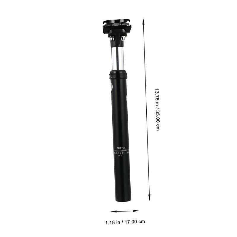 Kisangel Aluminum Alloy Bike Damper Post Seatpost Absorber for Comfortable