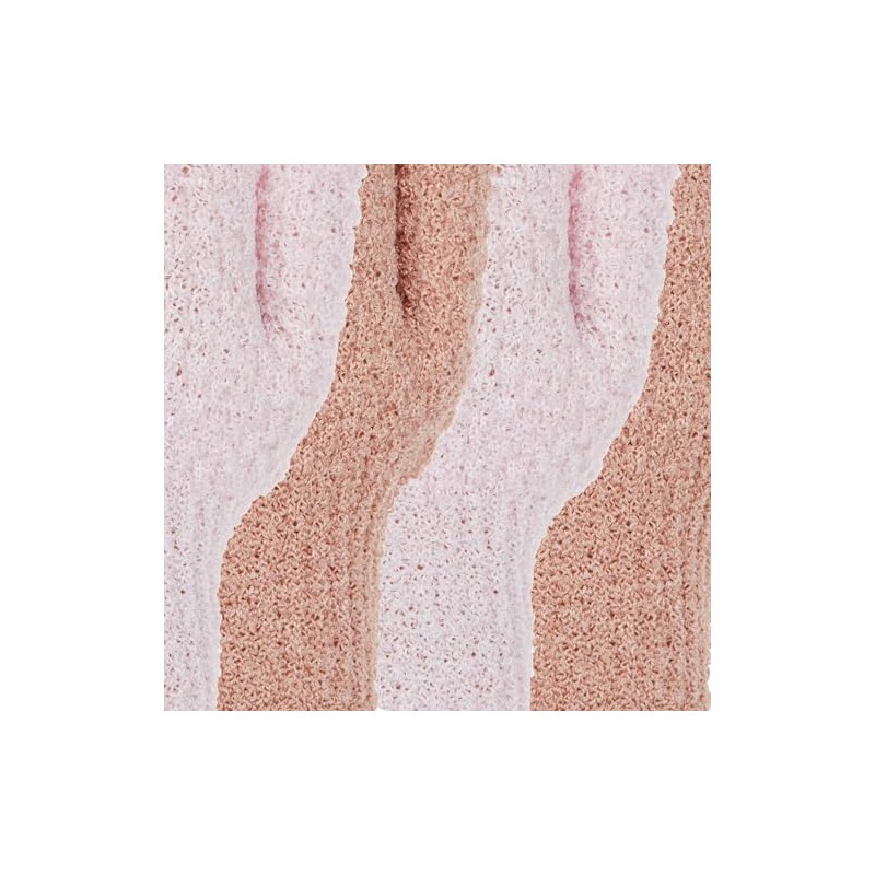 Pares Guantes Exfoliantes 100 Nailon Doble Textura Spa Masajes Eliminación