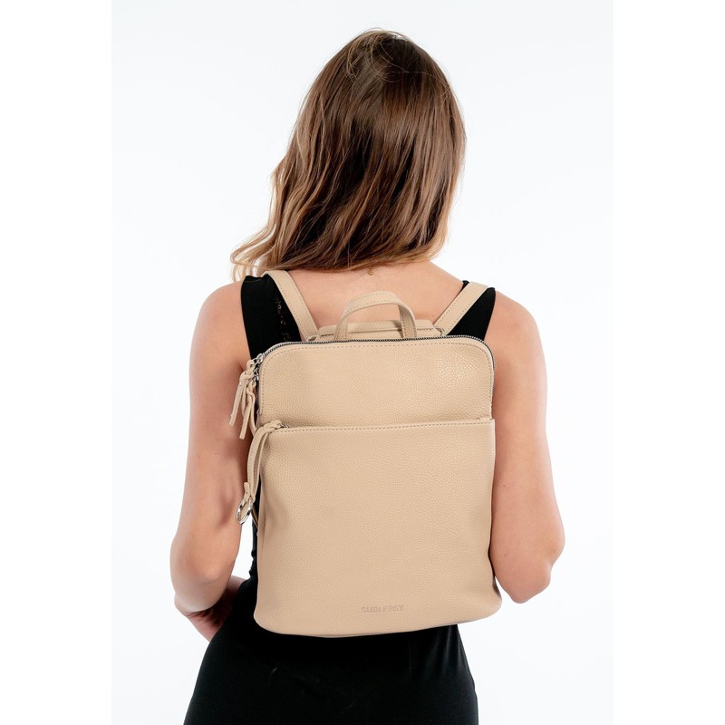 SURI FREY SFY Debby 13606 Women's Backpack Plain, Sand 420,
