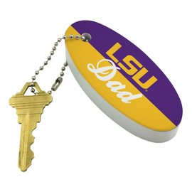 Graphics and More LSU Dad Floating Keychain Oval Foam Fishing Boat Buoy Key Float