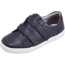 Cosyfeet Gigi - Navy - 6-6E - Extra Wide Women's Shoes