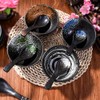 LMRLCS Japanese Kiln-formed Ceramic Bowl Set of 4 for Cereal,