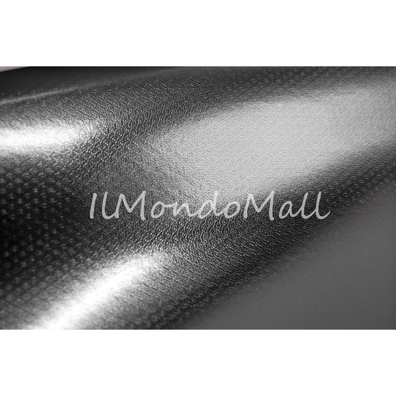 Ilmondomall Tape-Type Real Carbon Sheet 3D Pattern Black Step Bumper