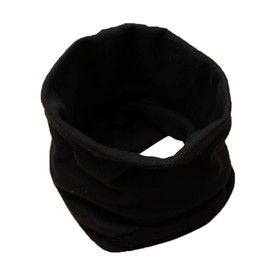 MAKFORT Children's Scarf Loop Scarf Children's Tube Scarf Cotton Baby Scarves Neckerchief Children's Neck Warmer Kids Multifunctional Scarf for Winter, Spring, Autumn, black