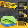 HOMEXCEL Microfiber Cleaning Cloths 6 Pack, 12.5 x 12.5 inch