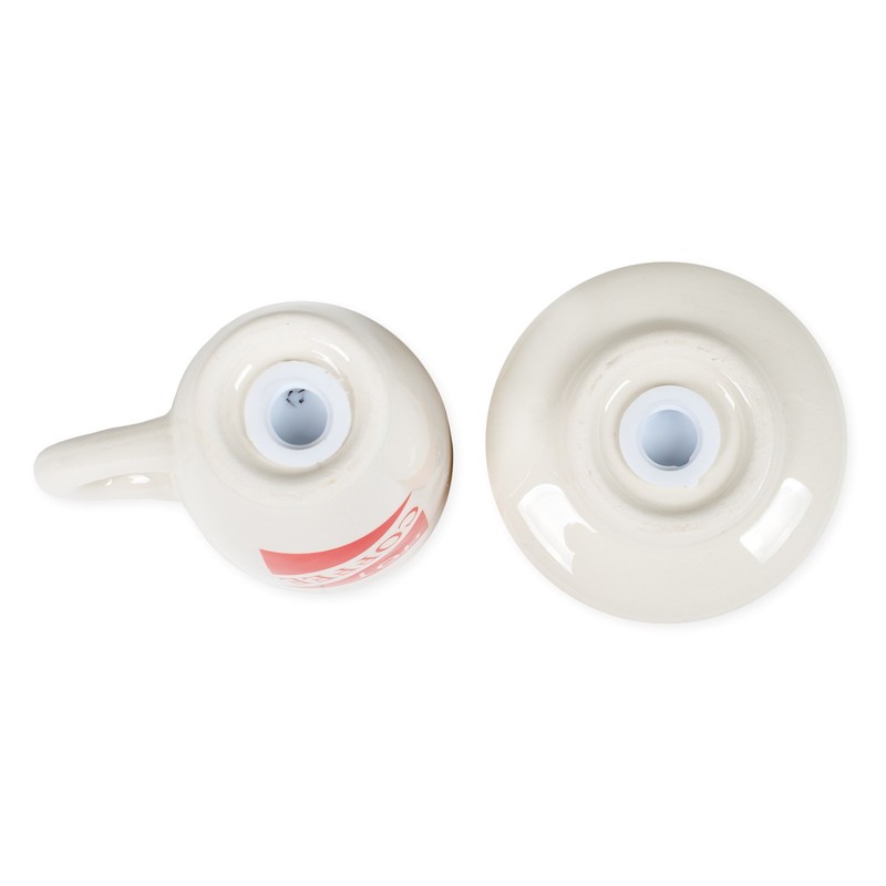 DII Hot Coffee and Donut Ceramic Salt and Pepper Shakers,