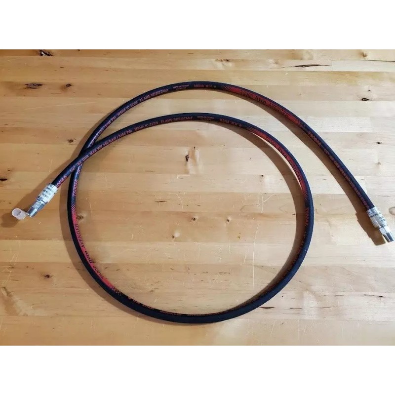 Terramite T5B T5C Hydraulic Hose 1/4" x 83" Long #