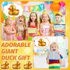 Honoson Honoson 6.89 Inch Giant Glitter Rubber Duck Big Glitter