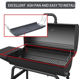 810-0029 Ash Pan Grill Replacement Parts for Nexgrill Charcoal Tray 120850001977 Adjustable Charcoal Basket 810-0029 Charcoal Pan Grill Accessories 1 Pack