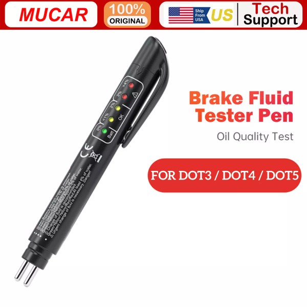 MUCAR Car Fluid Liquid Tester Oil Moisture Tester 5 LED