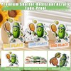 Upgraded 3PCS Pickleball Trophy Funny, Pickleball Medals 1st 2nd 3rd,