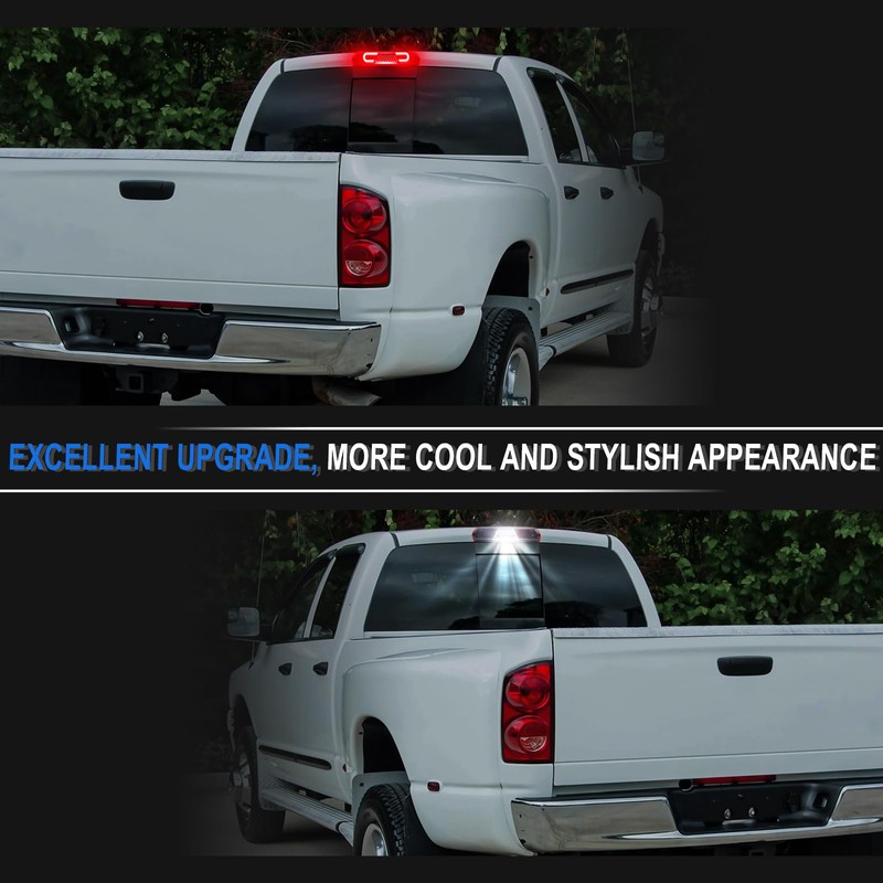SHINEFIT LED 3rd Brake Light Replacement for Ram 1500 2002-2008