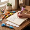 houlishu Mini Multicolor Ballpoint Pens, 25 Count Colorful Writing Pens