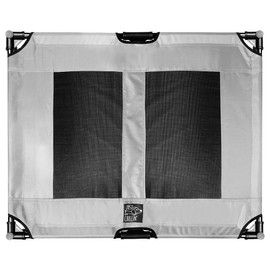 Floppy Dawg Just Chillin' Elevated Dog Bed. Medium and Large Size Dog Cots in a Variety of Colors. Removable Canopy. Used as an Indoor or Outdoor Dog Bed. Lightweight and Portable.