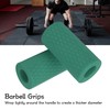 1 Pair Barbell Grips Bar Handles Silicone Anti Slip Thicken