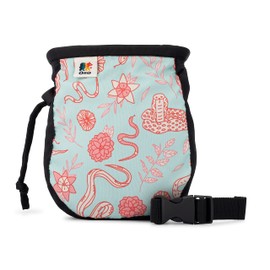 Oso Supply Co - Rock Climbing Chalk Bag, No Leak Drawstring Closure Bag, Adjustable Quick Clip Belt, Perfect for Gym Climbing, Bouldering, Gymnastics, Cross Fit, Weightlifting (Snakes on a Plain)