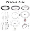 12 Pcs Skz Jewelry Set, Compass Star Necklace, Rings, Bracelets,