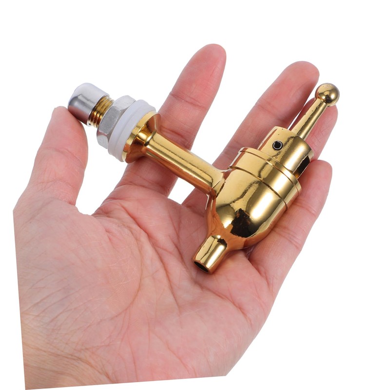 KONTONTY Replacement Copper Beverage Dispenser Easy Install Spigot for Water