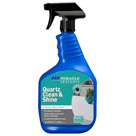 Miracle Sealants Quartz Clean and Shine Streak-Free Spray for Quartz and Engineered Stone, 32 oz