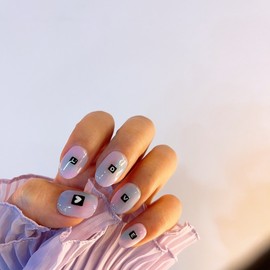 ‘Handmade nail tips - Petit round / ‘수제네일팁 - 쁘띠라운드