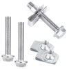2 Sets 304 Stainless Steel Fuel Tank Strap Bolts, Premium