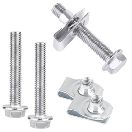 2 Sets 304 Stainless Steel Fuel Tank Strap Bolts, Premium Gas Tank Strap Hardware Replacement Kit Compatible with Silverado 1999-2021 Select Models