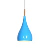 LEDSone Modern Teardrop Shaped Blue Pendant Light Shade Industrial Hanging