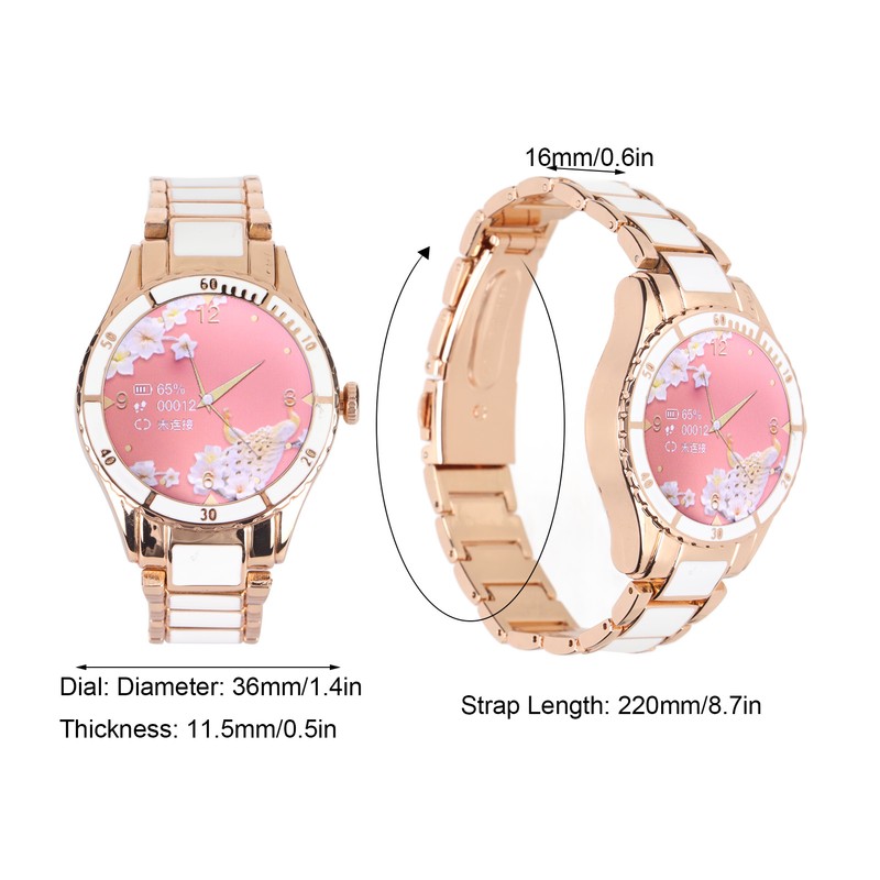 Z73 1.09 Inch Women Smart Watch Classic Luxury Recording Call