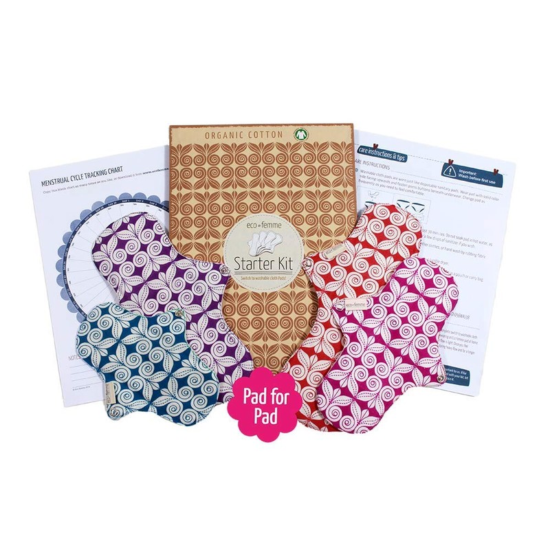First Cloth Napkin Kit, South India Eco Femme Set of
