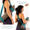 Yoga Strap 2 in 1 Cotton 2m x 38mm Metal