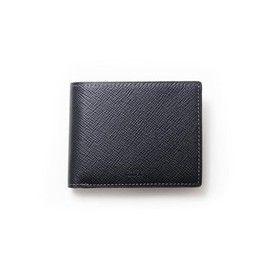Takeokikuchi Bifold Wallet, Panama Accessory, Black