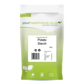 yourhealthstore Unmodified Potato Starch 500g, Gluten Free, Non GMO.
