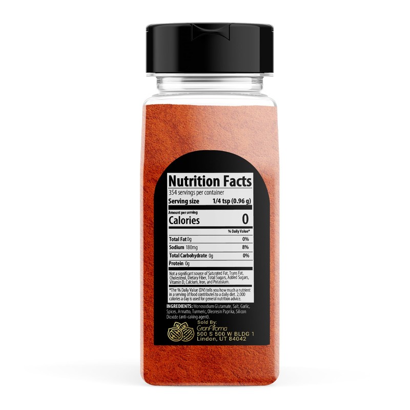 GranAroma Caribbean Sazón, 12 oz, Chicken & Rice, Flavorful Seasoning