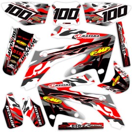 MX ISLAND DECALS FOR Cycra Powerflow plastics Honda 2014 2015 2016 CRF 250 R GRAPHICS KIT