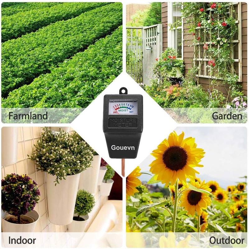 Soil Moisture Meter, Plant Moisture Meter Indoor & Outdoor, Hygrometer