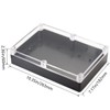 Otdorpatio Project Box IP65 Waterproof Junction Box ABS Plastic Black