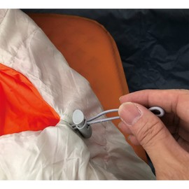 Rough & Road RR5955 600FP Motorcycle Down Sleeping Bag, Cool Gray/Orange, 82.7 x 27.6 inches (210 x 70 cm)