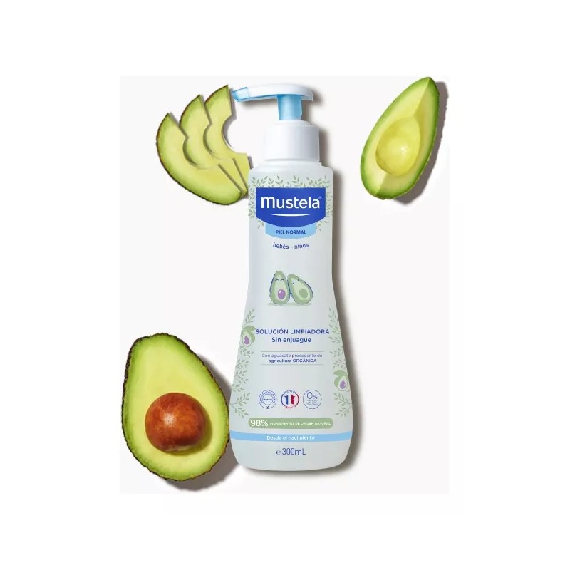 Mustela Solución Limpiadora Sin Enjuague 300ml