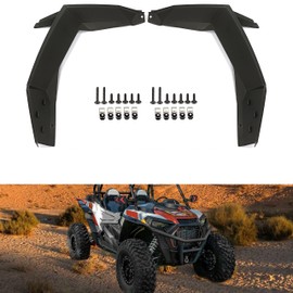 Kojem Fender Flares Mud Flaps Compatible with 2014-2024 Polaris RZR 900 / S 900/900 EPS/Trail Model UTV Mud Guards Flap Splash Shield Replace for 2879434 Two Packages (Front Left+Front Right)