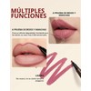 Erinde Lápiz Delineador de Labios Líquido con Pincel, Resistente al