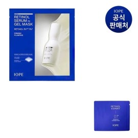 IOPE [Half Club] Retinol Serum In Gel (1 piece), 1 mask / [하프클럽]레티놀 세럼 인 겔 (1매) 마스크1매