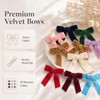 Velvet Ribbon Hair Bows 20pcs Bow Clips Accessories for Teen