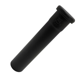 Westbrass D420-62 1-1/4" x 8" Slip Joint Extension Tube, Matte Black