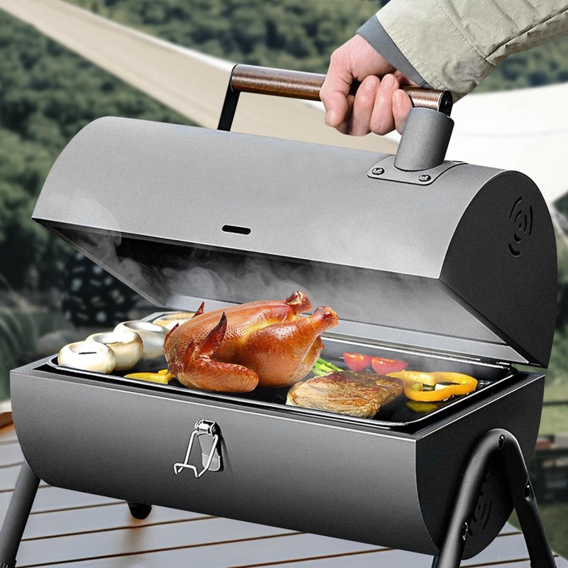 Portable Charcoal Grill Outdoor Stove: BBQ Easy to take Two