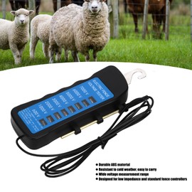 VBESTLIFE Voltage Meter, Multi Light, Electric Fence Tester, Voltage Detection Portable, for Agricultural Supply Fencing, ABS, 7000V