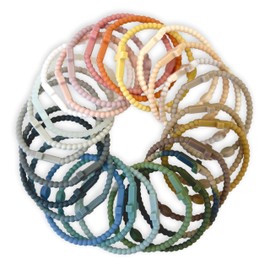 Ryan & Rose Jesus Bracelets - Cross Silicone Bracelet (Landscape (25 Pack), Large)