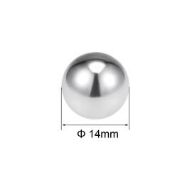 sourcing map 14mm Bearing Balls 304 Stainless Steel G100 Precision Balls 2pcs