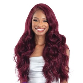 Shake-N-Go Snatched Glueless Lace Synthetic Wig - Elowyn (Color : Ffh-Honey)