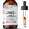100% Pure Vitamin E Oil for Skin, Face, Hair &